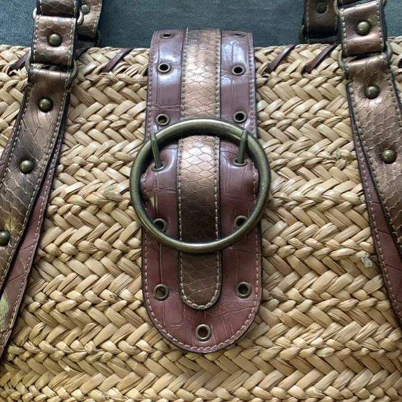 Nine West Tan and Brown Tote Bag - Picture 2 of 11